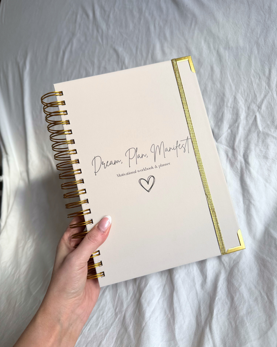 Dream, Plan, Manifest Planner - The Creamiest Beige