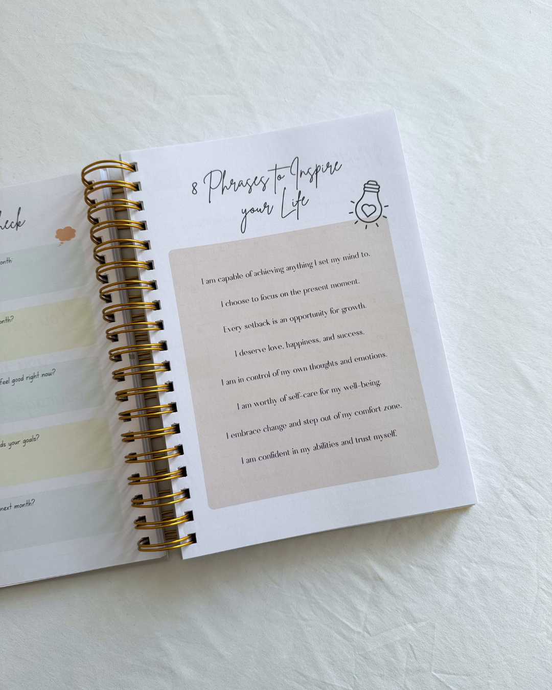 Dream, Plan, Manifest Planner - The Creamiest Beige