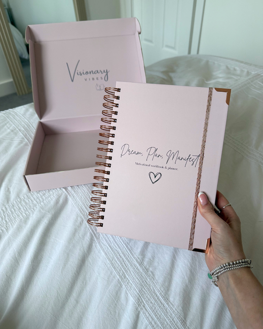 Dream, Plan, Manifest Planner - The Perfect Pink